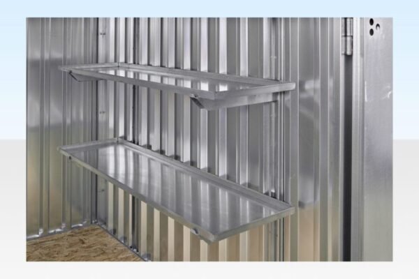 3m x 2.1m Flat Pack Storage Container – Galvanised - Image 2