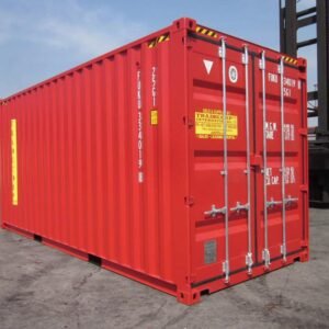 20ft High Cube Shipping Container (Red)