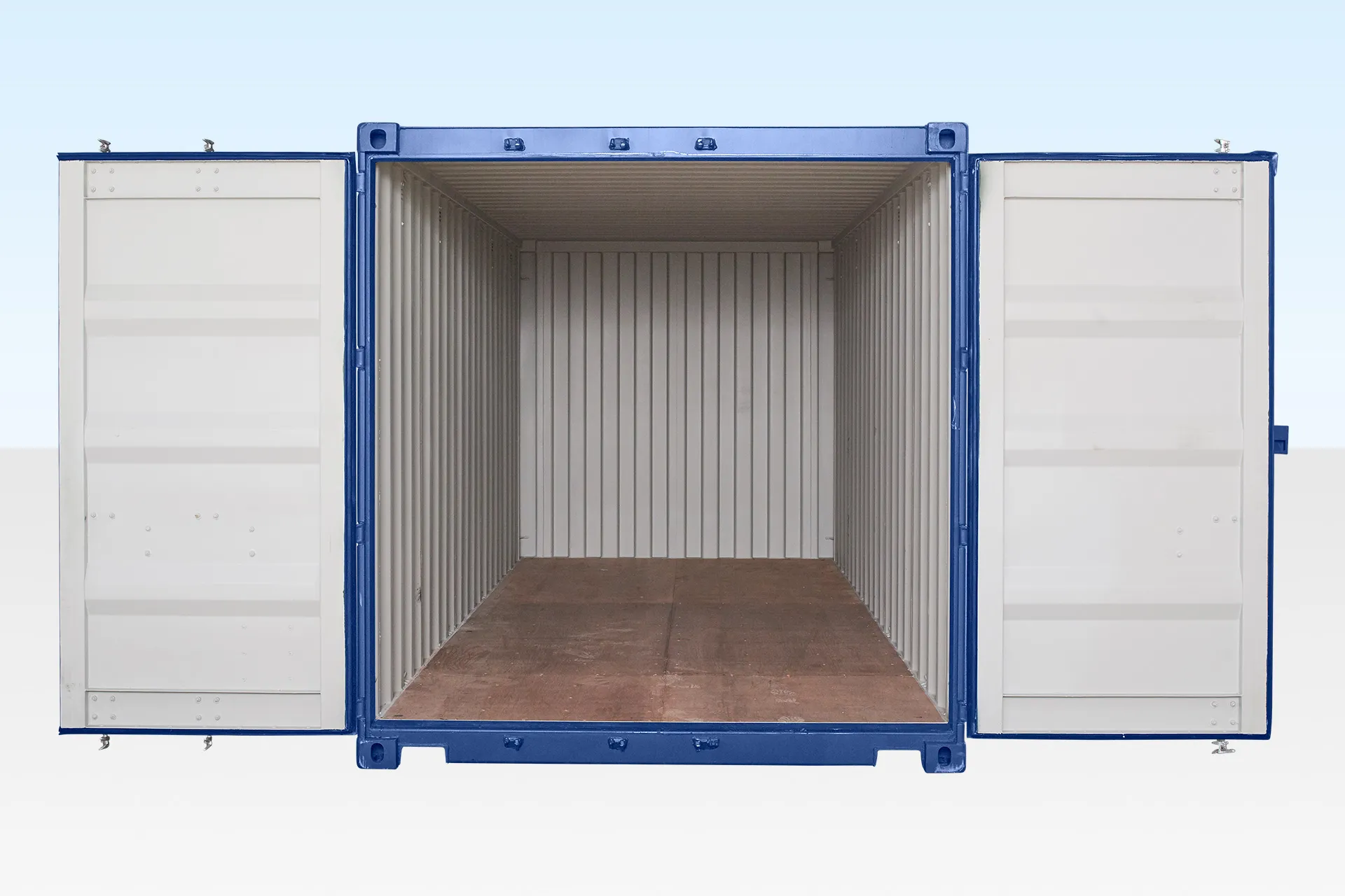 20FT Shipping Container Blue (RAL 5013) - Image 2