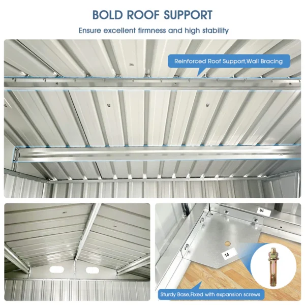 Metal Storage Shed For Sale - Image 8