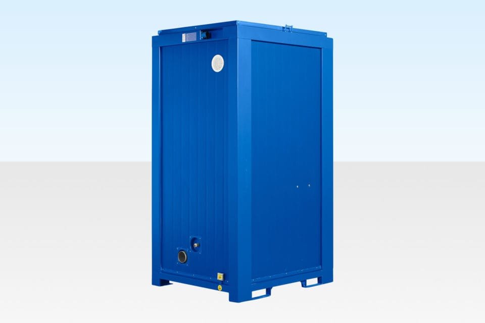 5Ft x 4Ft Single Mains Toilet (Blue)